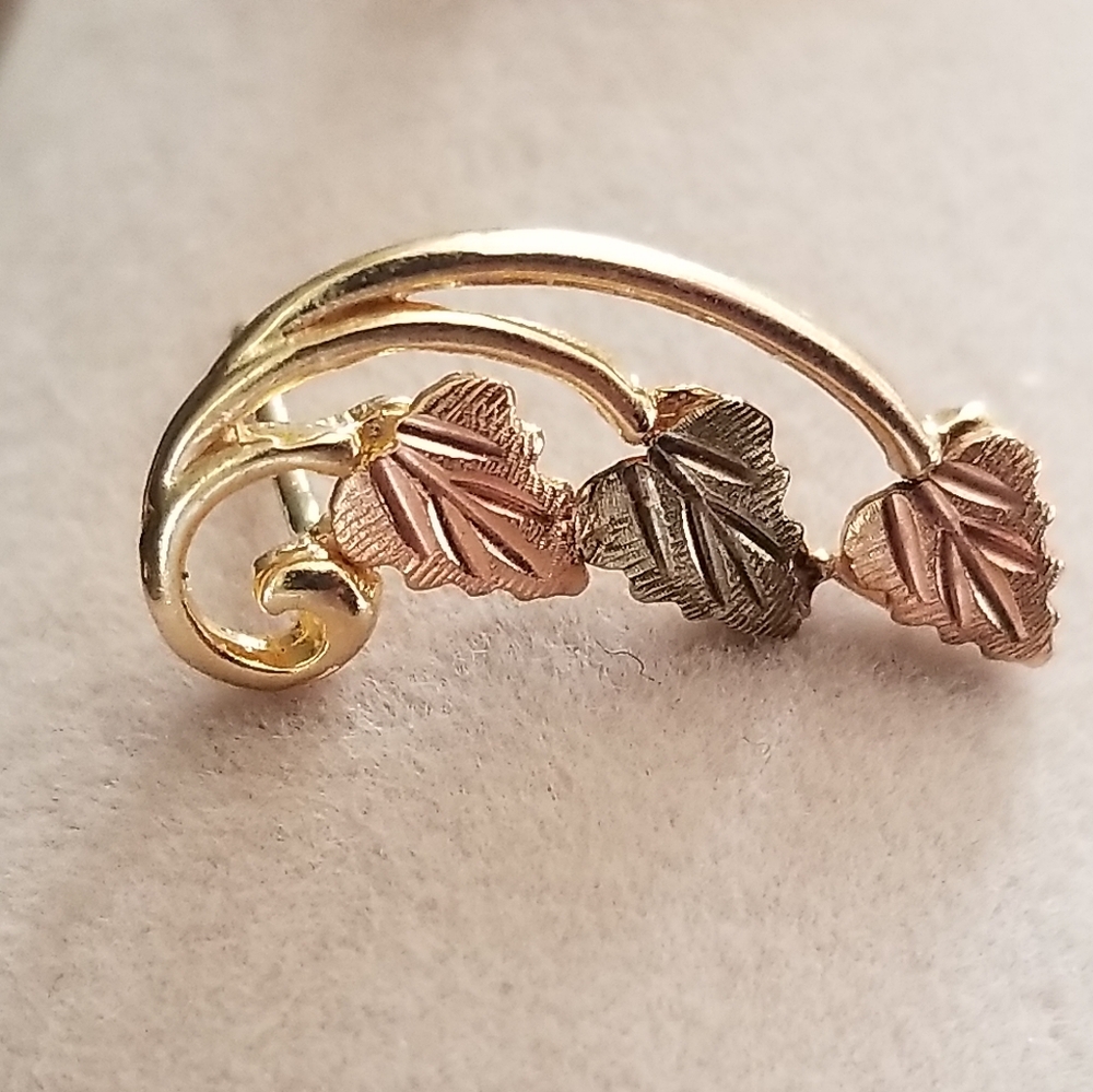 10K & 14K Gold Leaves Earrings